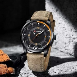 Relógio Curren homem bracelete sintética