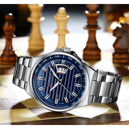 Relógio Curren homem bracelete aço