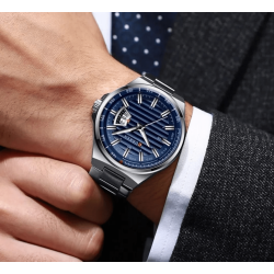 Relógio Curren homem bracelete aço