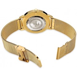 Relógio Curren mulher com bracele em aço