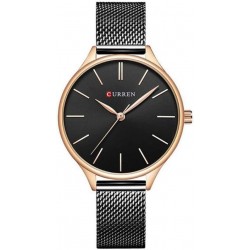 Relógio Curren mulher com bracele em aço